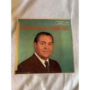 RCA Victor Bjoerling Sings At Carnegie Hall Jussi Bjoerling 12" LP LM-2003 Good